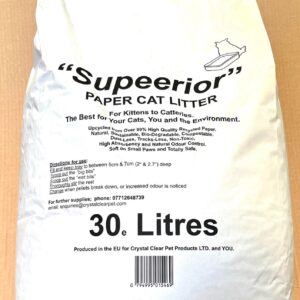 Supeerior Paper Cat Litter - 30L